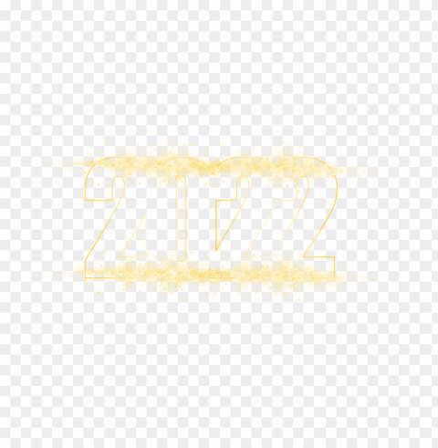 Luxury Gold 2022 Text Clean Background PNG Isolated Art