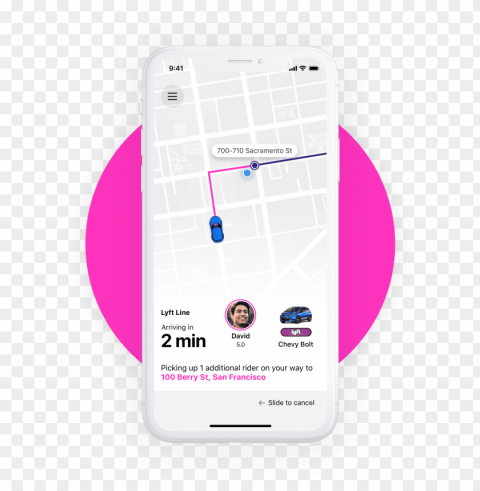 lyft - mobile phone Isolated Graphic on Clear PNG