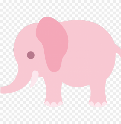 lying down clipart baby shower - indian elephant Isolated Artwork with Clear Background in PNG