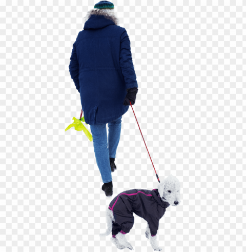 m walks s who got cold feet about this walk - people walking in winter Isolated Subject with Clear Transparent PNG