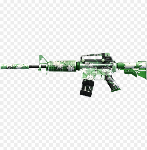 m4a1-s jasmine Isolated Object with Transparent Background PNG