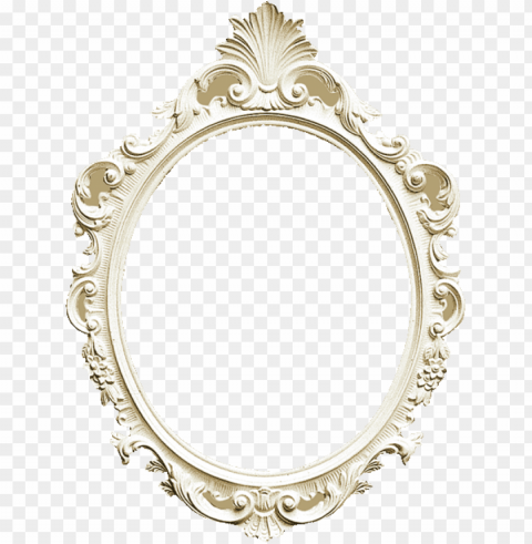 M869 - Mirror Frame Desi Isolated Illustration In HighQuality Transparent PNG