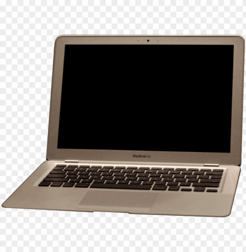 mac book air Isolated Illustration on Transparent PNG