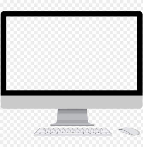 mac desktop Isolated PNG Item in HighResolution