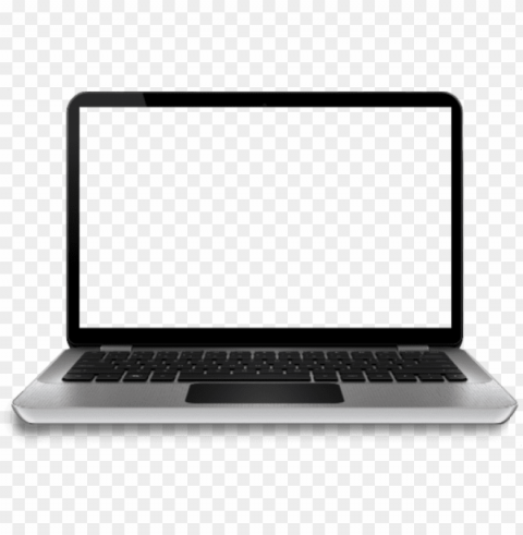 mac laptop PNG graphics with transparent backdrop