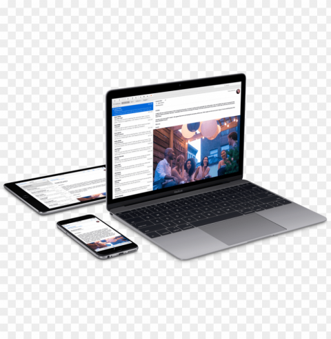 Mac Laptop PNG Image Isolated With Transparent Detail