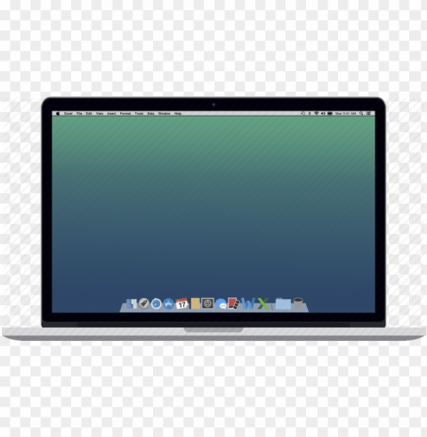 mac laptop screen Isolated Character in Clear Transparent PNG