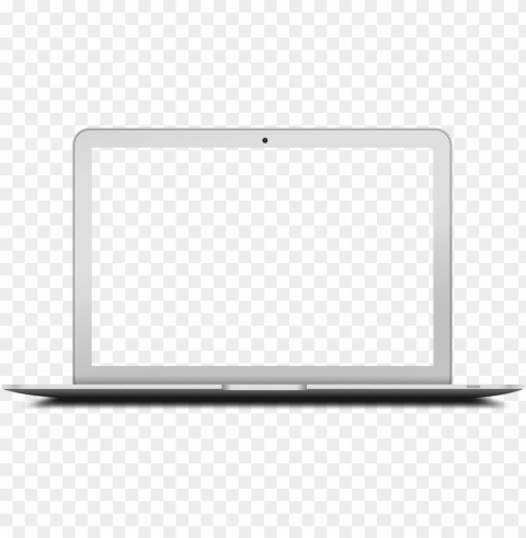 Mac Laptop Screen Isolated Character On Transparent PNG