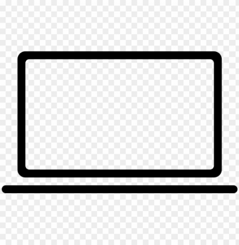 mac laptop screen Isolated Design Element on Transparent PNG