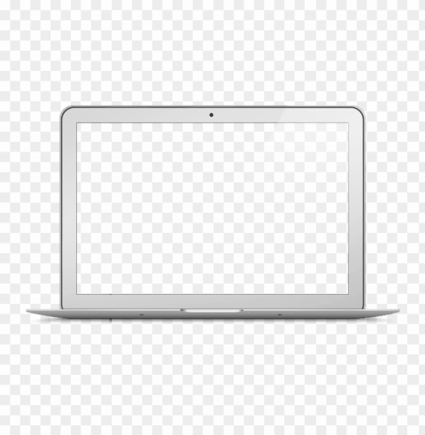 mac laptop screen Isolated Item on Clear Background PNG