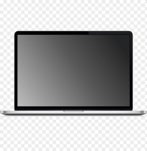 mac laptop screen PNG Isolated Object with Clarity