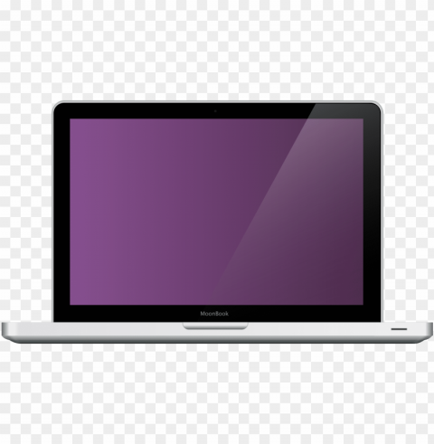 mac laptop screen PNG Isolated Object with Clear Transparency