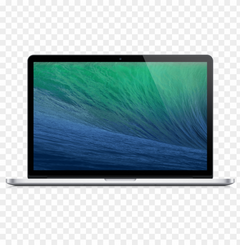 mac laptop screen PNG Isolated Subject with Transparency