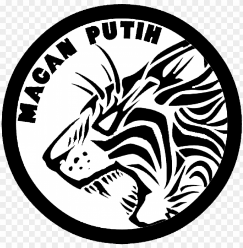 macan putih logo by banks jerde - logo macan putih persik kediri Isolated Icon in Transparent PNG Format
