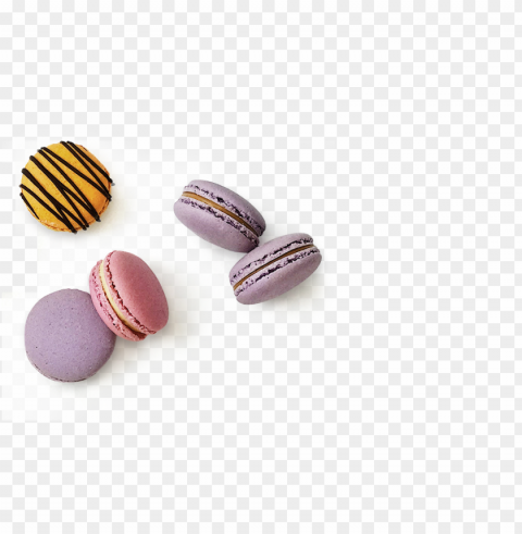macaron food background PNG images with clear cutout