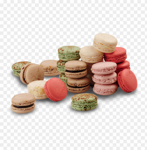 macaron food design PNG images for banners