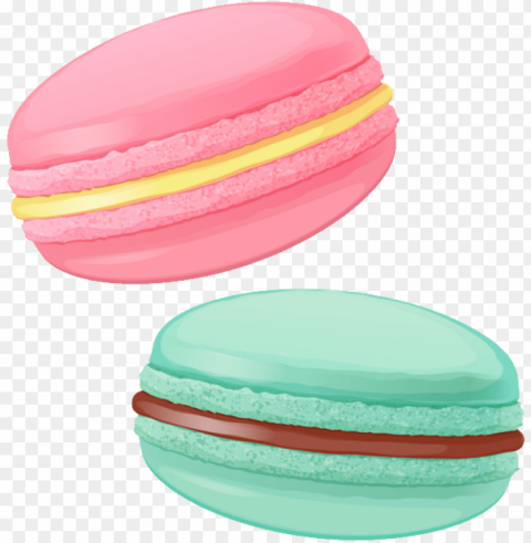 macaron food transparent background PNG images for advertising
