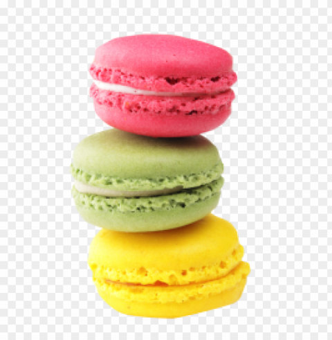 macaron food background PNG transparent elements complete package