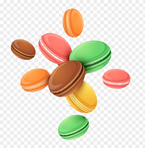 macaron food wihout background PNG Image Isolated with Transparent Detail