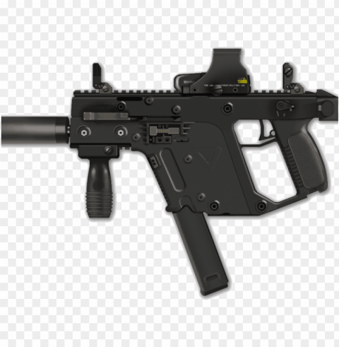 machine gun clipart vector - kriss vector side PNG format with no background