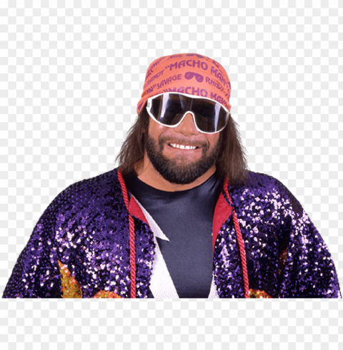 macho man randy savage head PNG with no background diverse variety