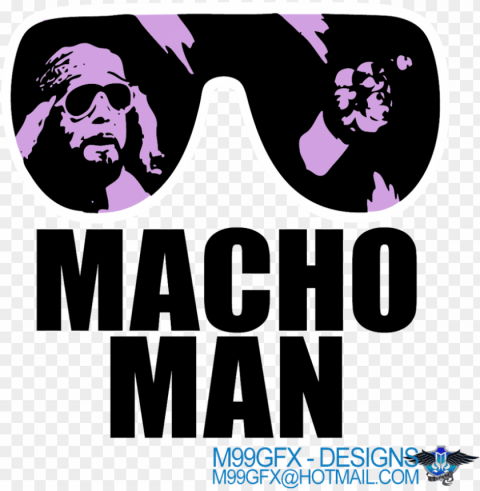 macho man randy savage logo PNG files with clear backdrop collection