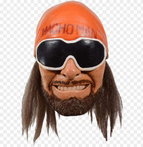 macho man randy savage mask PNG with no background for free