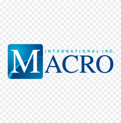 macro international inc vector logo free PNG pictures with no backdrop needed