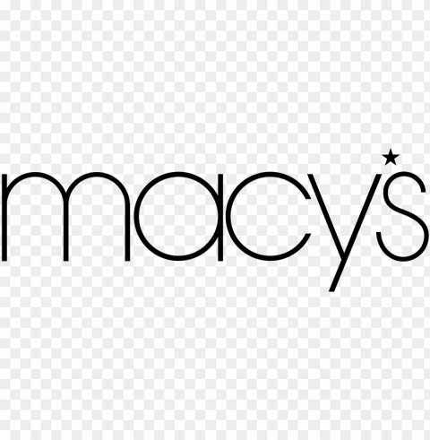 Macys Logo Transparent - Macys Black Logo Clear Image PNG