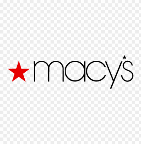 macys logo vector free download Isolated Element with Clear PNG Background