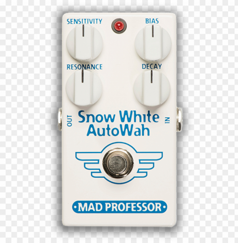 mad professor snow white autowah - mad professor snow white auto wah effects pedal Transparent Background Isolation in PNG Image