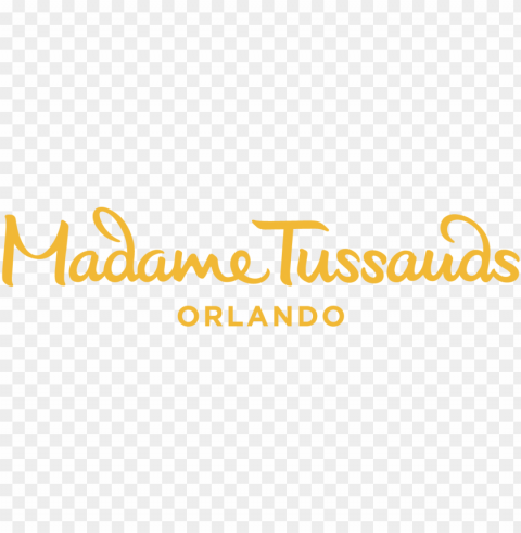 madame tussauds orlando at icon orlando - calligraphy Transparent Background PNG Isolated Item