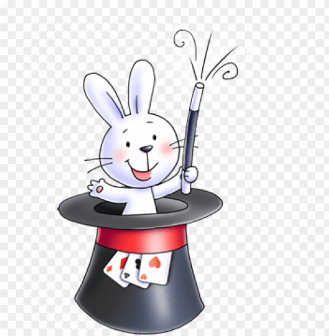 magic hat welcome to captain jack magic - magician bunny clipart Clear PNG