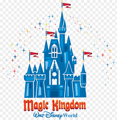 magic kingdom magic kingdom rides disney world magic - magic kingdom castle logo Clean Background Isolated PNG Graphic Detail