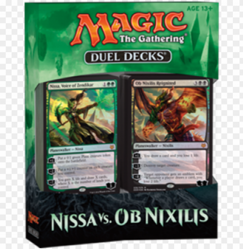 magic the gathering duel decks - nissa vs ob nixilis duel deck Clear PNG graphics