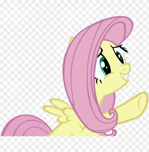 magnate rolled a random image posted in comment - fluttershy pointi Isolated Design Element on Transparent PNG
