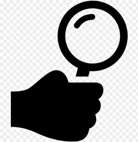 magnifying glass vector download - hand holding magnifying glass ico PNG picture