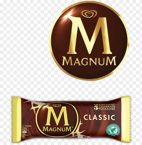 magnum - white magnum ice cream ClearCut PNG Isolated Graphic