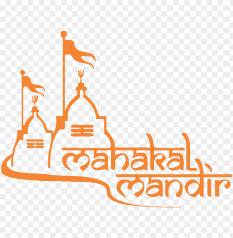 Mahakal Name Logo HighQuality Transparent PNG Isolated Object