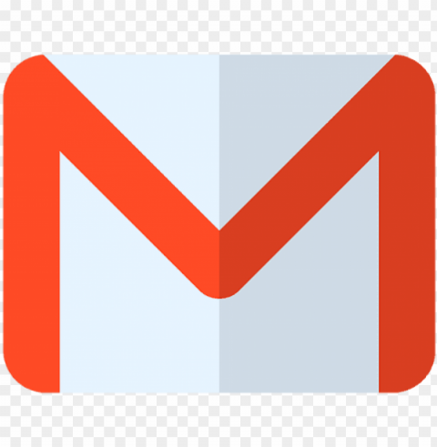 mail icon logo template - icono de gmail Alpha channel transparent PNG