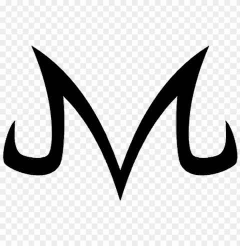 majin buumajin boo - majin m logo Isolated Icon with Clear Background PNG
