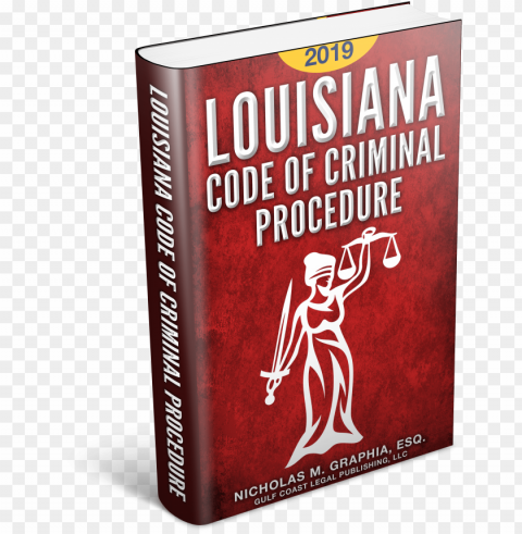 major changed ts the louisiana code of criminal procedure - book cover PNG with transparent bg