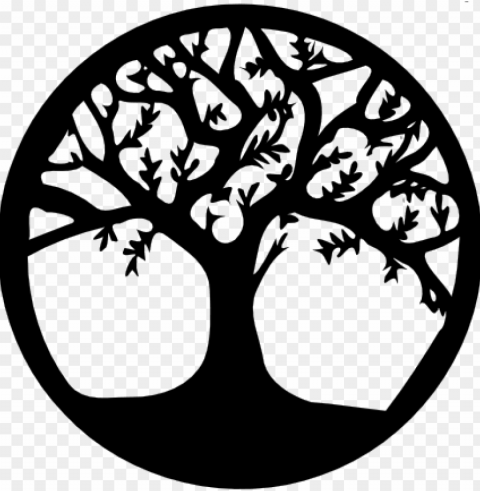 make the wallhanging a circle for tree of life - tree with circle logo PNG images with alpha channel selection
