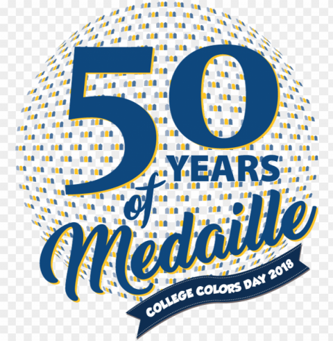 make this 50 years of medaille icon your profile PNG Image with Isolated Graphic Element