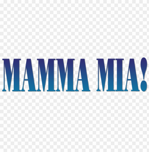 mamma mia logo PNG Graphic with Isolated Clarity