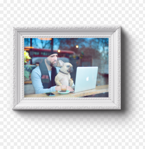 man and pug - do Isolated Graphic on Clear Transparent PNG PNG transparent with Clear Background ID 5aa90e99