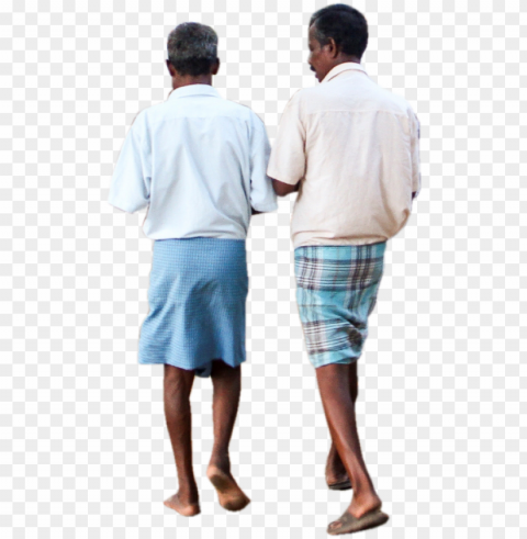 man men guys walking back group friends talking informal - humans architectural india PNG Image Isolated with Clear Transparency