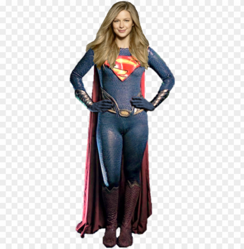 man of steel supergirl suit Transparent Background PNG Isolated Item