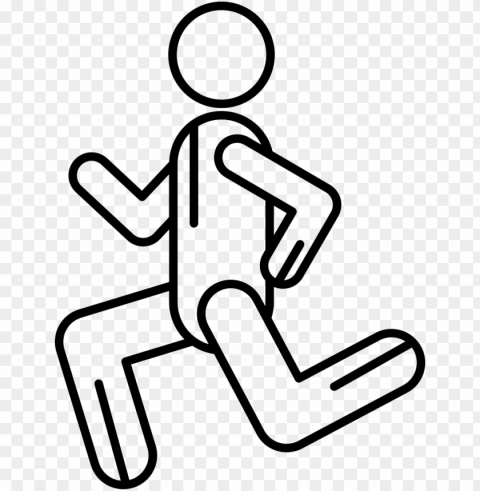 man running - - run stick Isolated Character on HighResolution PNG