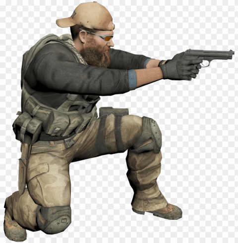 man soldier gun side view dusty clipart - soldier Isolated PNG Item in HighResolution